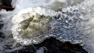 Eisdiamant  Eiskristalle Fotografie von Herbert Winkler