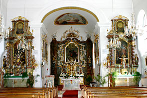 Mintraching Pfarrkirche Innenausstattung -Winkler