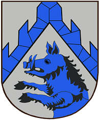 Sünching- Wappen Mauszeichnung